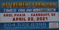 Arol Phair Timed Online Farm Equipment Auction