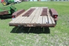 16' CAR HAULER TRAILER W/ HEAVY RAMPS, NEW AXLES & WHEELS, 235/80/16 RUBBER - 3