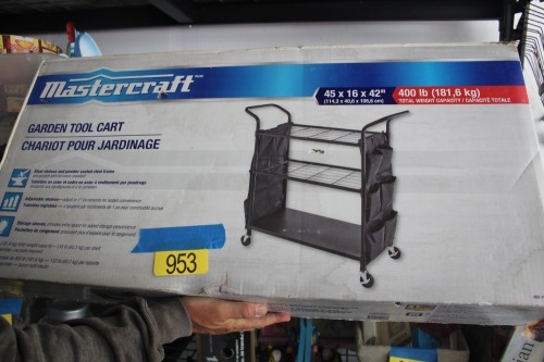 NEW MASTERCRAFT GARDEN STORAGE CART