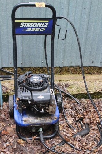 SIMONIZ S2350 PRESSURE WASHER (SEIZED - FOR PARTS)