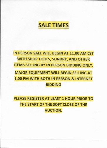 SALE TIMES