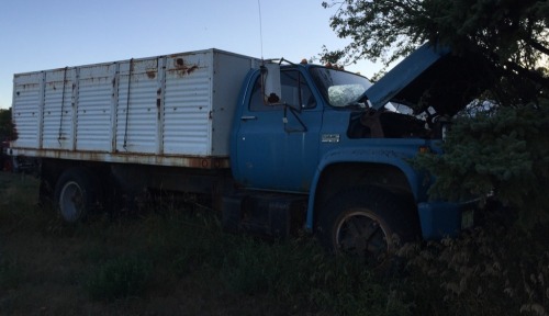 1975 GMC 6000 W/ 16' STEEL BOX (FOR PARTS)