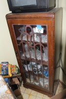 WOODEN GLASS FRONT CHINA CABINET