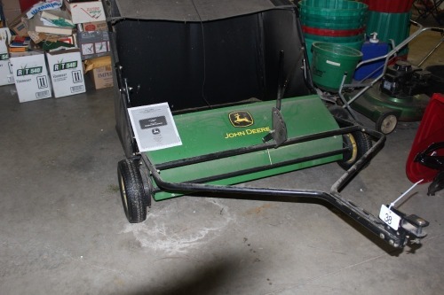 JD 42" LAWN SWEEP - LIKE NEW