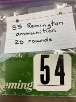 20 ROUNDS OF 35 REMINGTON AMMO