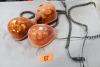 3 - AMBER STROBE LIGHTS ( 1 BROKEN )