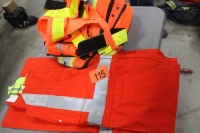 HI VIS COVERALLS, ASSORTMENT OF SAFETY VESTS