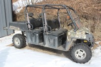 2011 POLARIS RANGER CREW 800 SIDE BY SIDE W/ 7044 MILES SHOWING