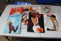 60+ VINTAGE PLAYBOY MAGAZINES 1967 - 1973