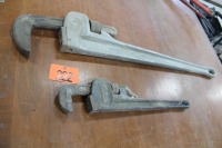 36" ALUMINUM PIPE WRENCH, 18" PIPE WRENCH