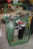 ACETYLENE HOSES, GAUGES, CART (NO TANKS)