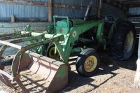 JOHN DEERE 2130 W/ JOHN DEERE 145 LOADER, BUCKET & GRAPPLE