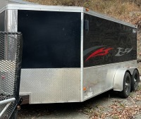 2012 16' ENCLOSED TANDEM AXLE TRAILER