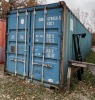 BLUE 40' STORAGE CONTAINER