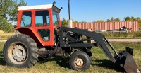 MF 1085 W/ LEON 707 LOADER & BUCKET