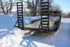 2012 DOUBLE A 25' 5TH WHEEL TRIAXLE CAR HAULER TRAILER W/ RAMPS - 2