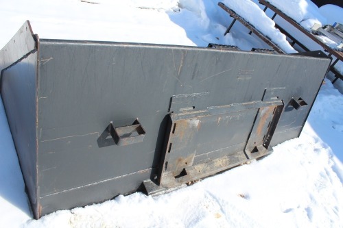 LARGE SKID STEER SNOW BUCKET