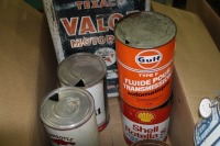misc oil cans - texaco, gulf, shell
