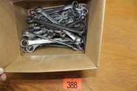 ASSORTMENT OF SAE FLAT WRENCHES