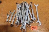 LARGE SAE FLAT WRENCHES