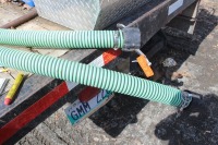 2 - GREEN 2" X 12' SUCTION HOSES
