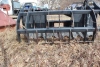 SKID STEER MOUNT STONE/ROOT BUCKET W/ GRAPPLE