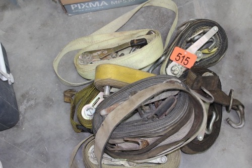 ASSORTED 2" RATCHET STRAPS