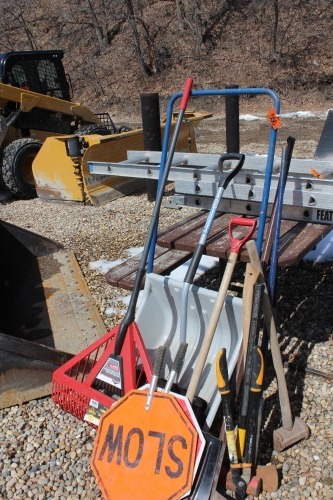 ASSORTED YARD TOOLS