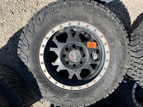 4 - TOYO OPEN COUNTRY 35/12.5/R20 W/ RIMS