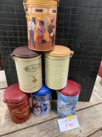assorted tins