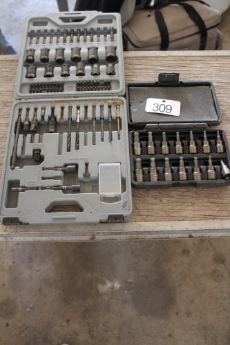 HEX SOCKET BIT SET, PARTIAL SOCKET & BIT SET