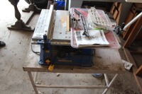 MASTERCRAFT TABLE SAW W/ METAL STAND