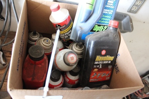 CLEANING WAX, WD - 40, CARB CLEANER