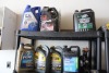 2 - 5W30 SYNTHETIC OIL, PART JUG OF 15W40, FULL JUG OF ATF, 4 1/2 JUGS ANTI FREEZE