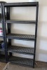 5 - 5 SHELF PLASTIC SHELVES