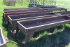 3 - 10' METAL TROUGHS