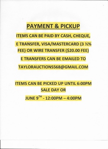 PAYMENT & PICKUP