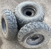4 - USED AT25X11-12 TIRES