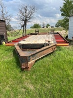 HD 22' X 12' PINTLE HITCH EQUIPMENT TRAILER