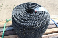 600' OF 1" BLACK POLY ROPE