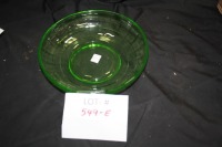 depression glass "block optic" bowl