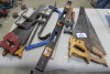 HAND SAWS, HAMMERS, LEVEL, SQUARE