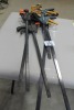 ASSORTMENT OF WOOD CLAMPS