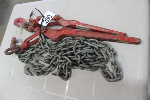 2 - BOOMERS, CHAIN W/ HOOKS