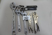 VICEGRIPS, CRESCENT WRENCHES, MUSCLE WRENCHES