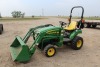 2008 JD 2305 HST DIESEL TRACTOR W/ 200 CX LOADER