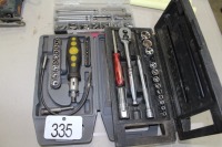 2 - PARTIAL SOCKET SETS, SCREWDRIVER BITS