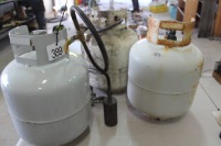 3 - PROPANE TANKS, TIGER TORCH