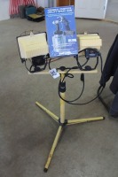 WORK LIGHT & STAND, PAINT SPRAYER
