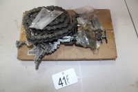 ASSORTMENT OF #60 CHAIN, CONNECTOR LINKS